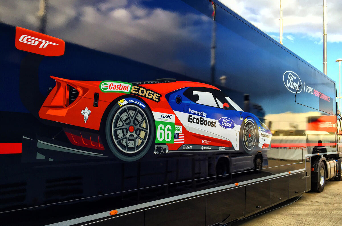 Ford GT lorry WEC