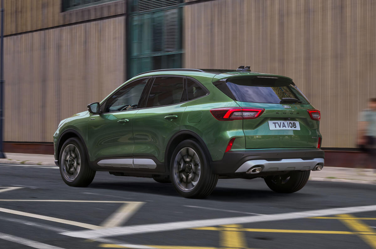Ford Kuga Active 2024 rear quarter driving
