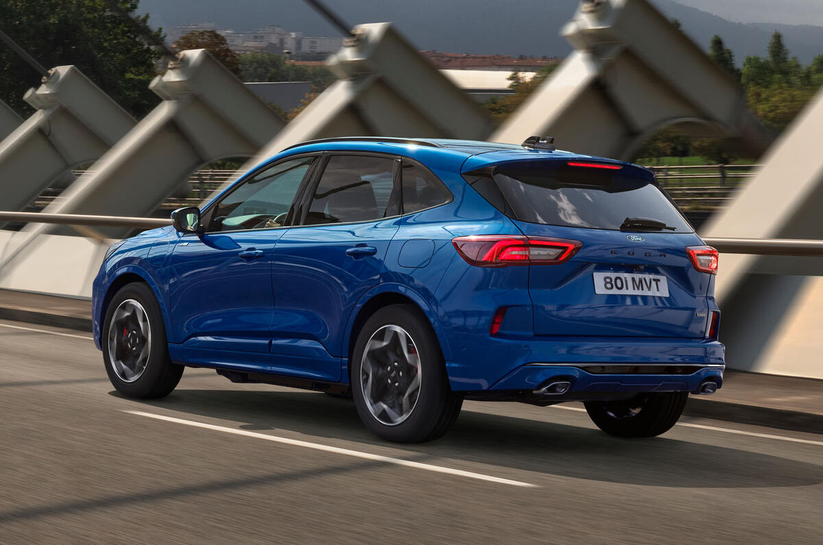 Ford Kuga ST Line 2024 rear quarter driving