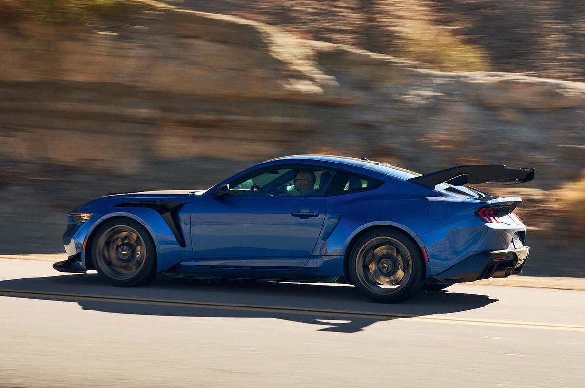 Ford Mustang GTD side rear
