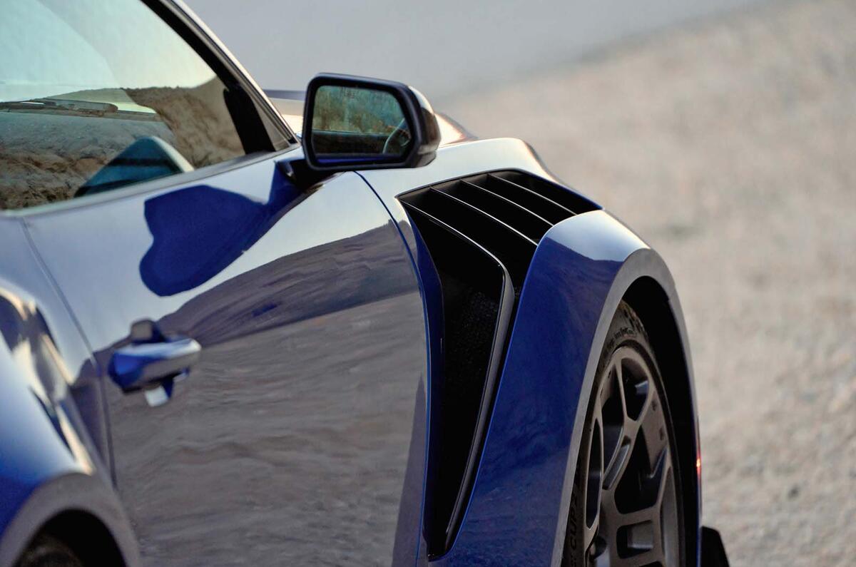 Ford Mustang GTD wheel arches