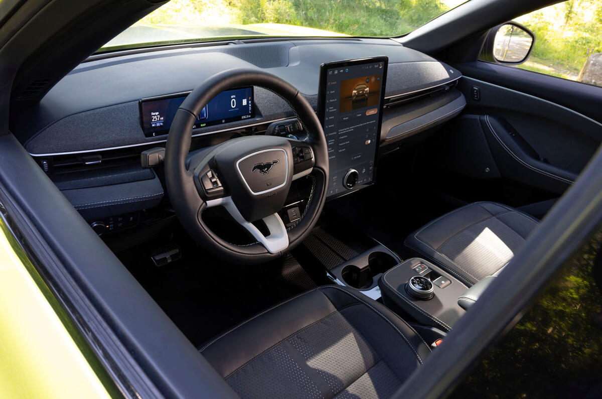 Ford Mustang Mach E Rally 2023 dashboard Ford Mustang Mach E Rally 2023 dashboard