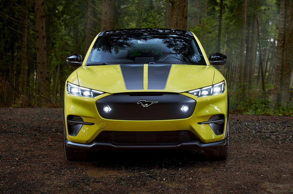 Ford Mustang Mach E Rally 2023 front static Ford Mustang Mach E Rally 2023 front static