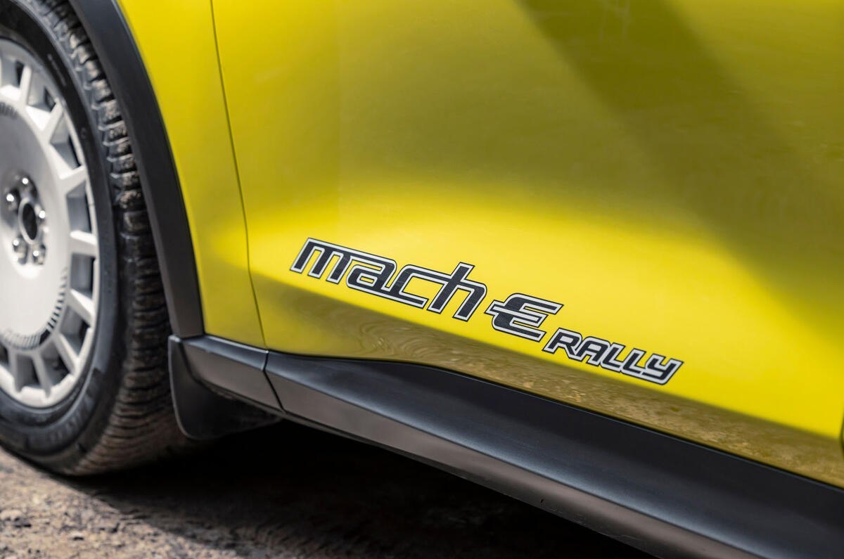 Ford Mustang Mach E Rally 2023 side graphic Ford Mustang Mach E Rally 2023 side graphic