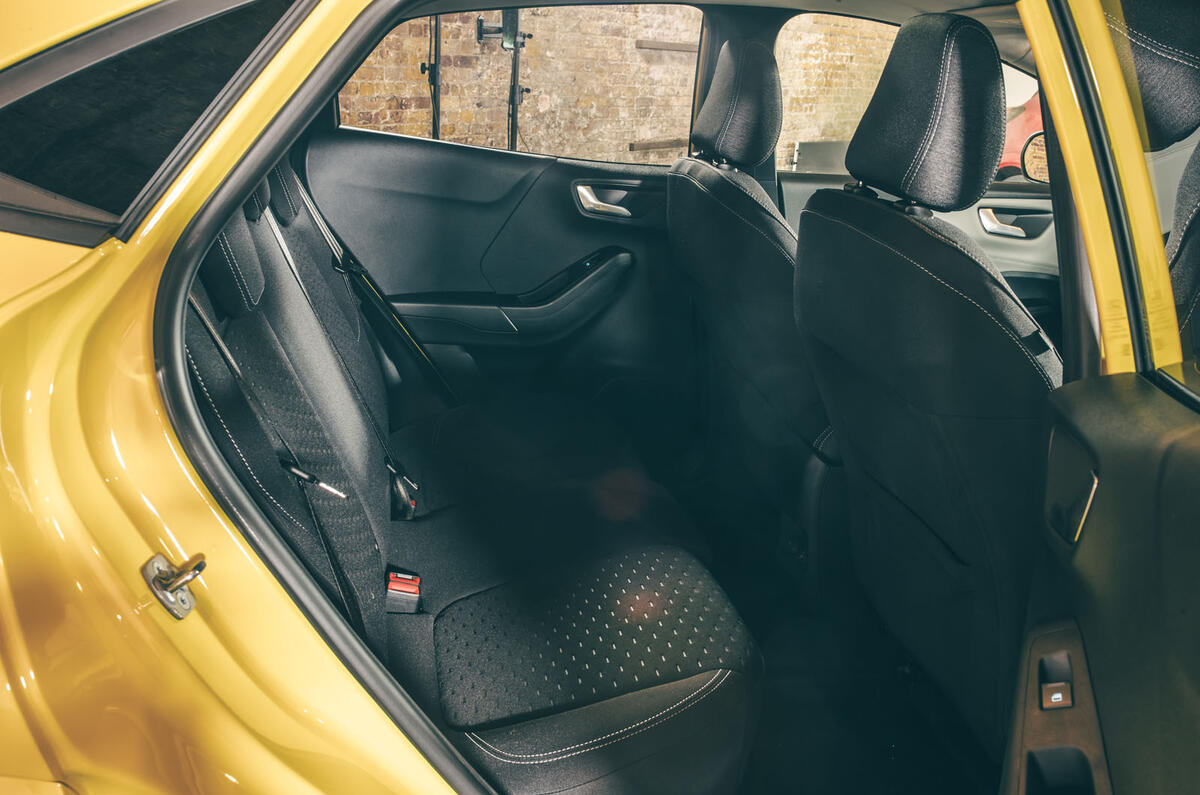 Ford Puma Gen E interior rear Ford Puma Gen E interior rear