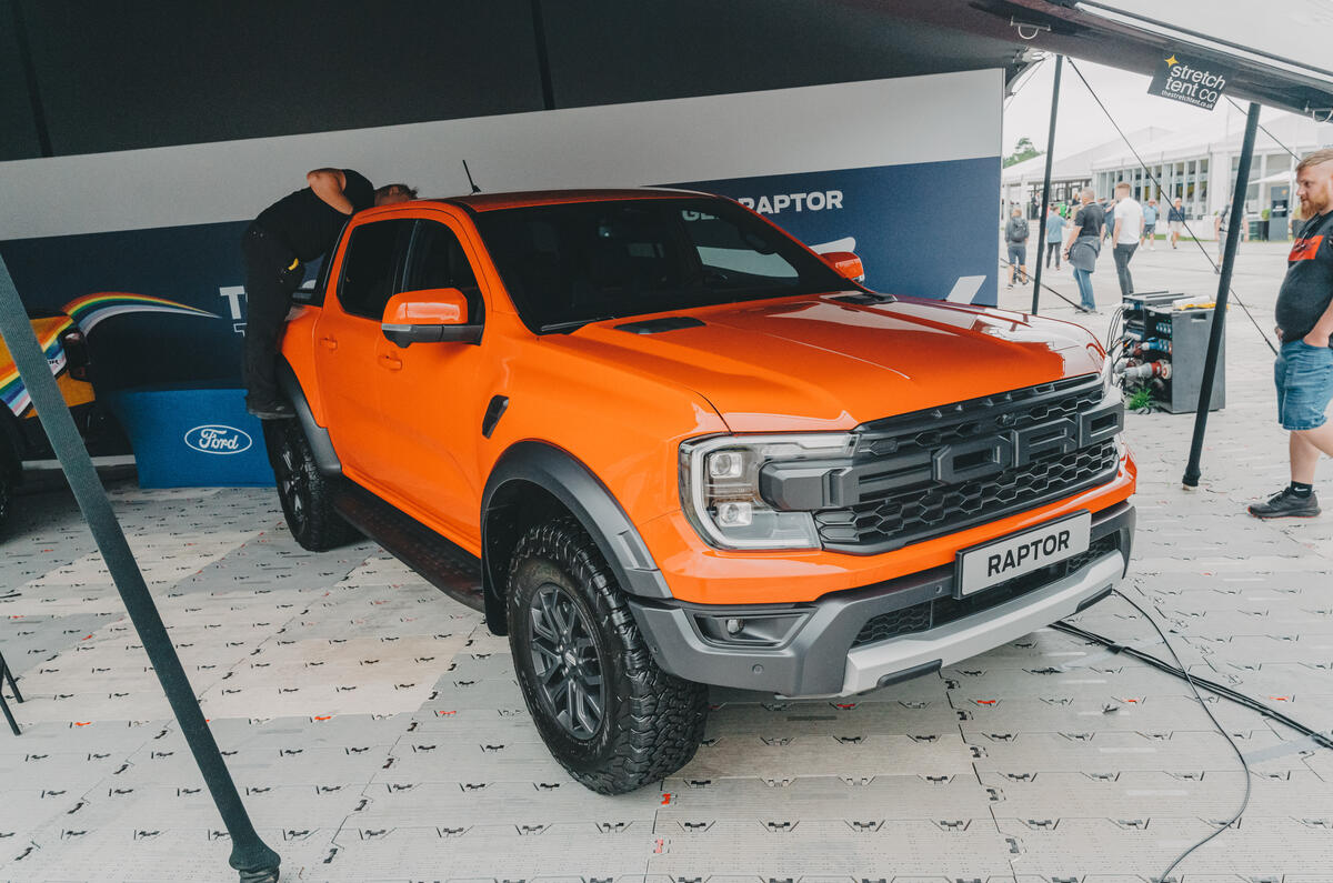 Ford Ranger Raptor front side
