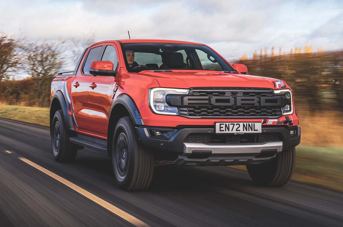 Ford Ranger Raptor front three quarter Ford Ranger Raptor front three quarter