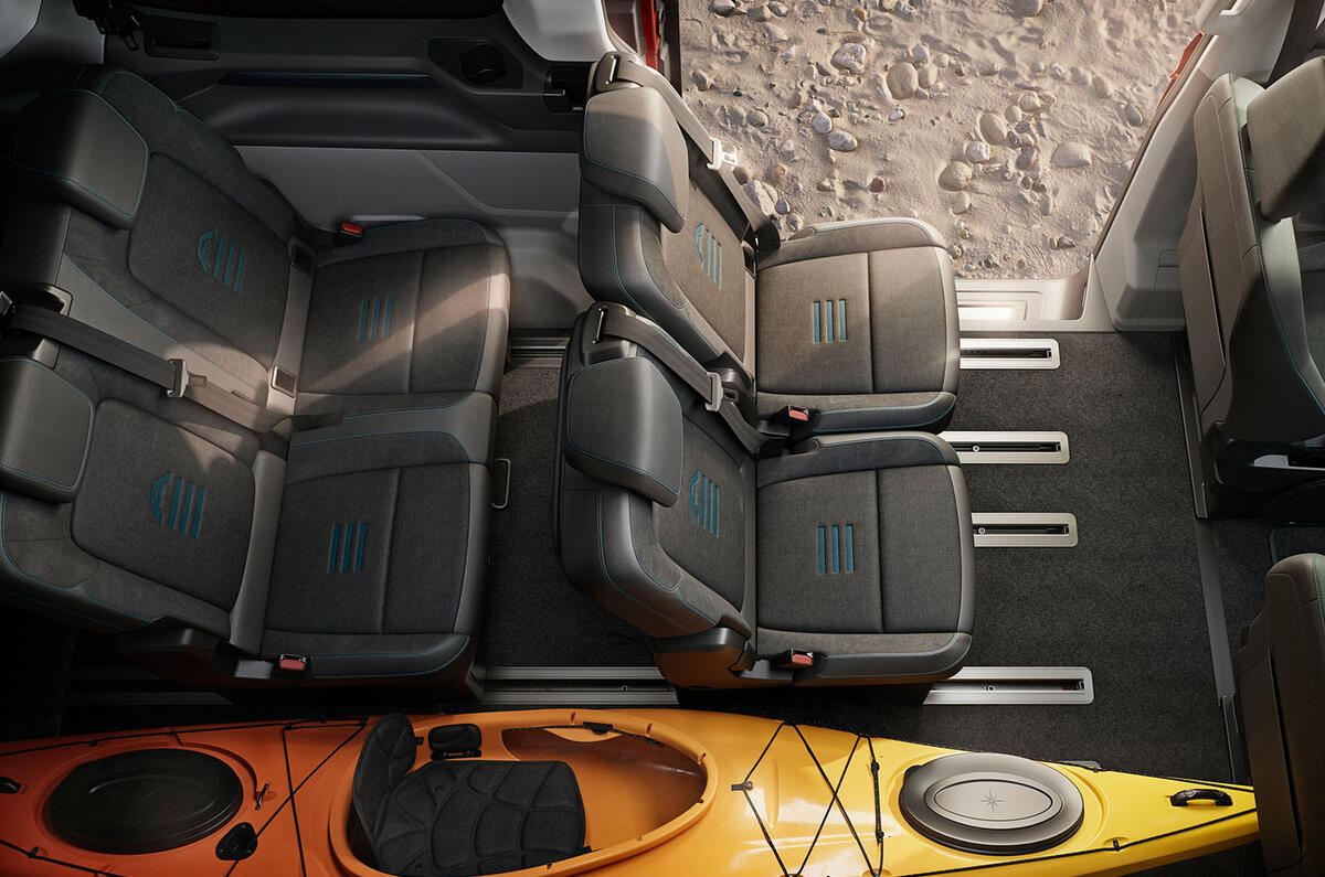 Ford Tourneo Active rear seats Ford Tourneo Active rear seats