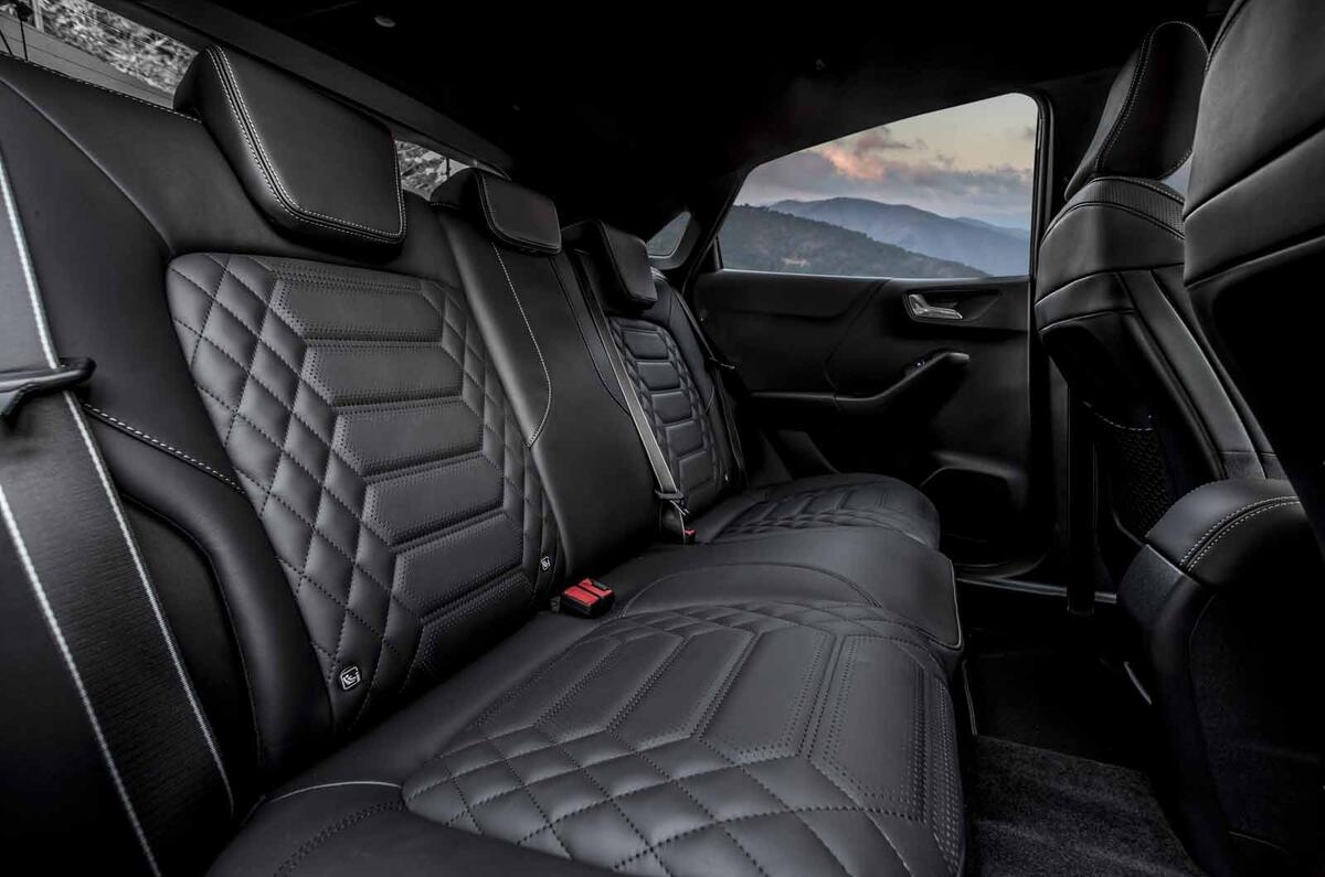 Ford Puma ST-Line X Vignale rear seats Ford Puma ST-Line X Vignale rear seats