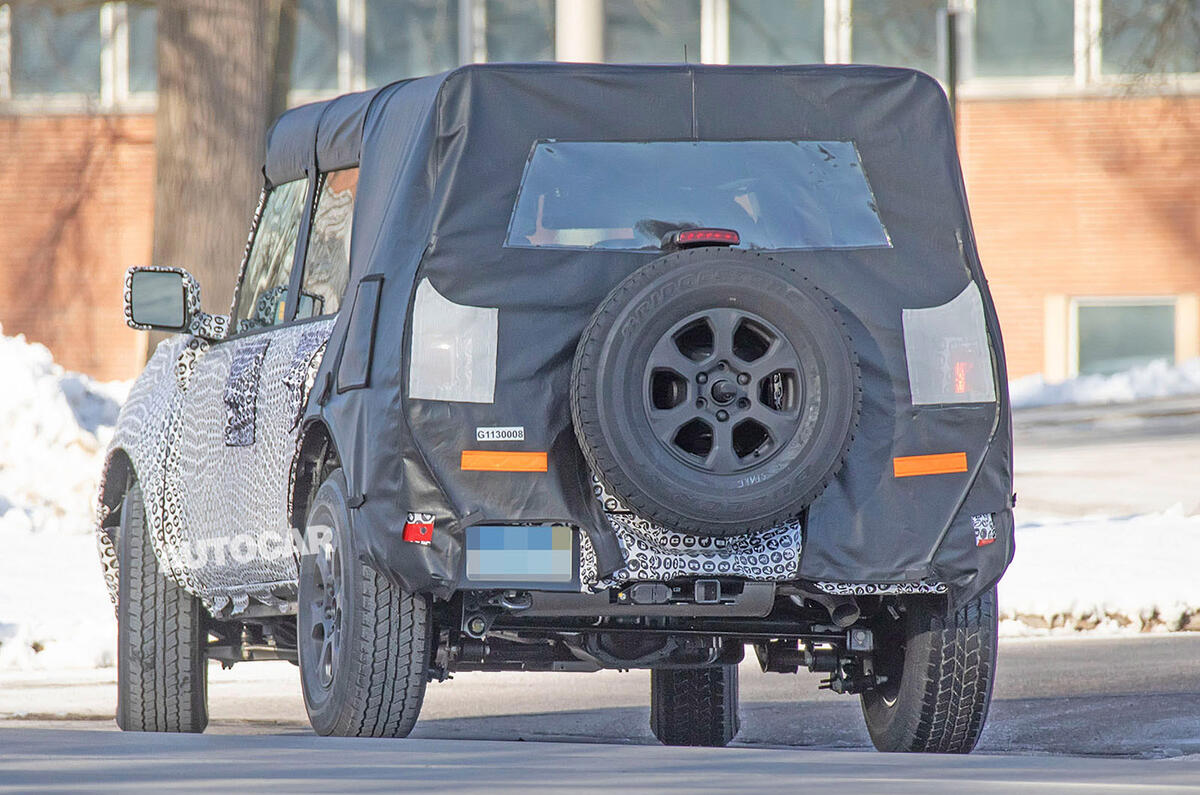 Ford Bronco 2020 spy photos - rear Ford Bronco 2020 spy photos - rear
