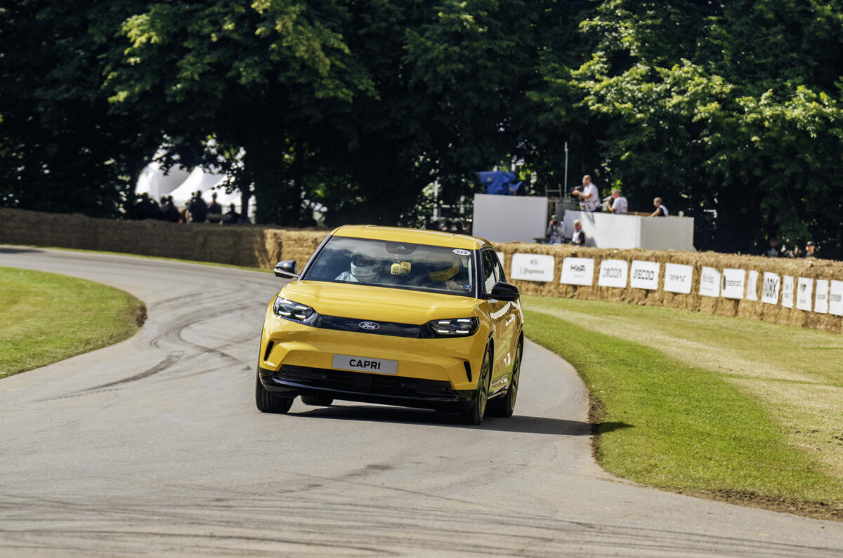Ford Capri front cornering Ford Capri front cornering