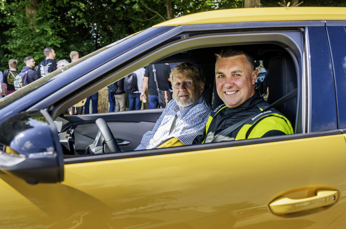 Ford Capri with driver Ford Capri with driver