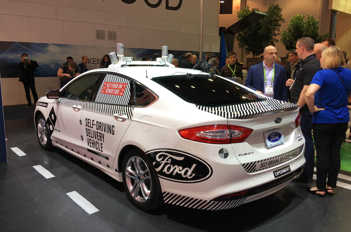Ford Fusion autonomous tech