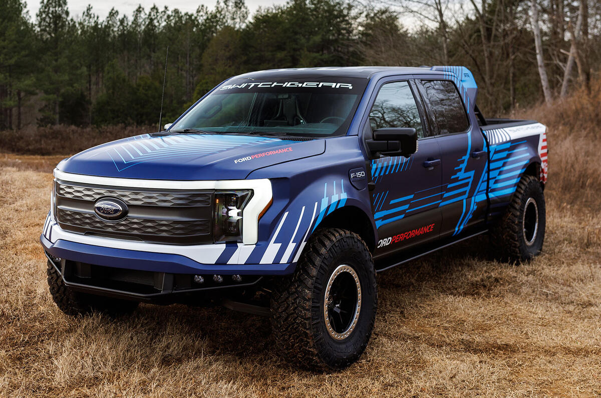 Ford F150 Lightning Switchgear front three quarter static