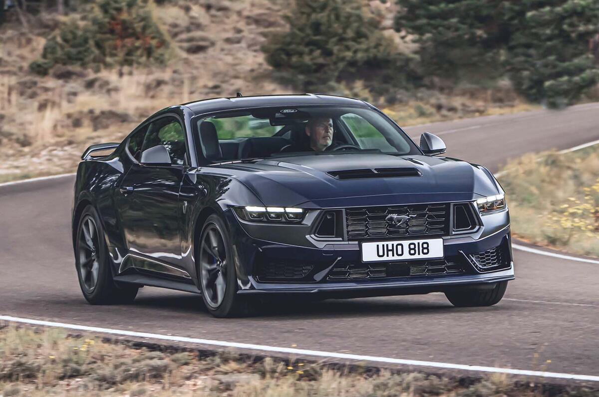 Ford Mustang Dark Horse front three quarter left Ford Mustang Dark Horse front three quarter left
