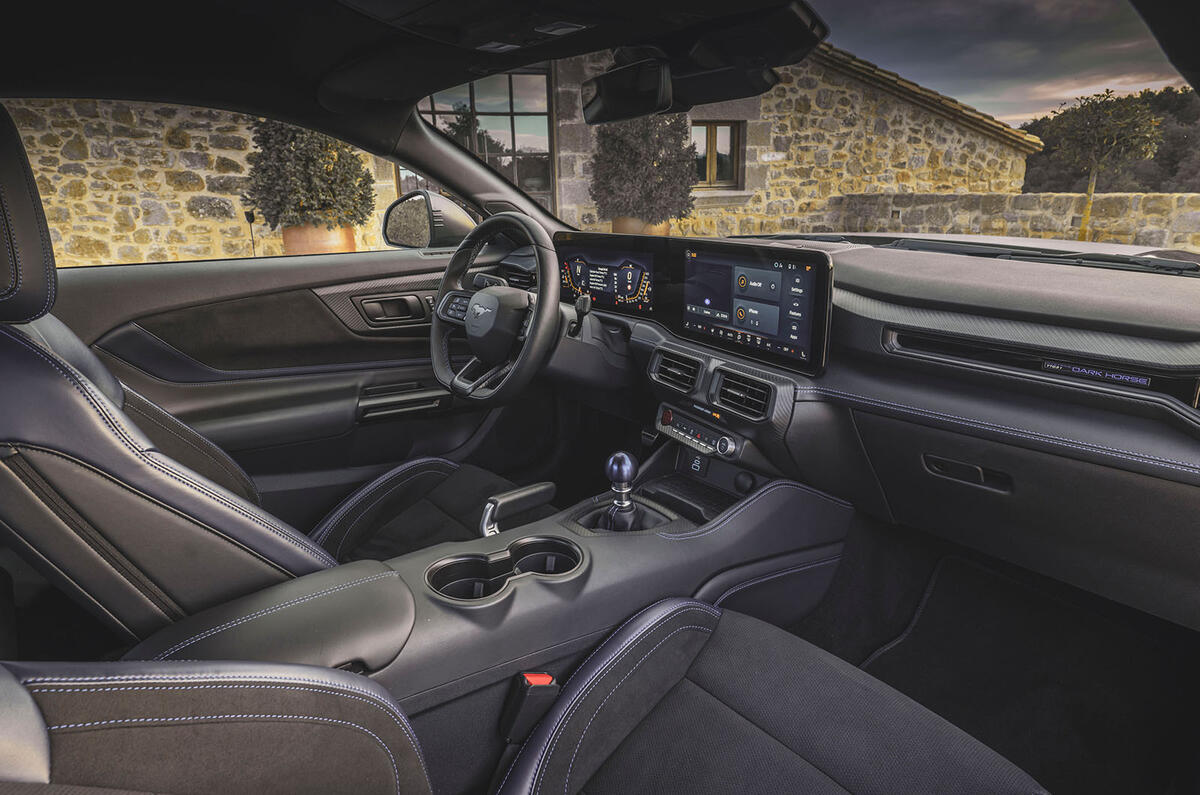 Ford Mustang Dark Horse interior Ford Mustang Dark Horse interior