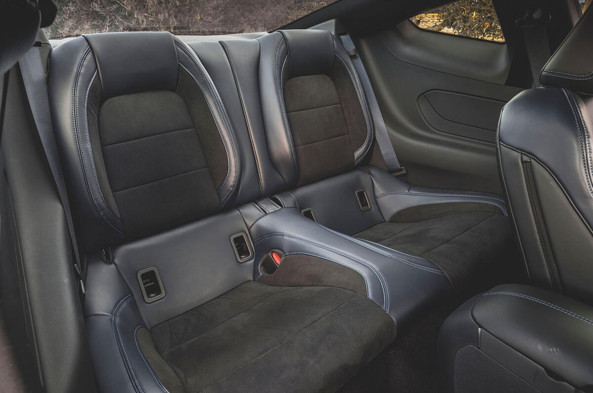 Ford Mustang Dark Horse rear seats Ford Mustang Dark Horse rear seats