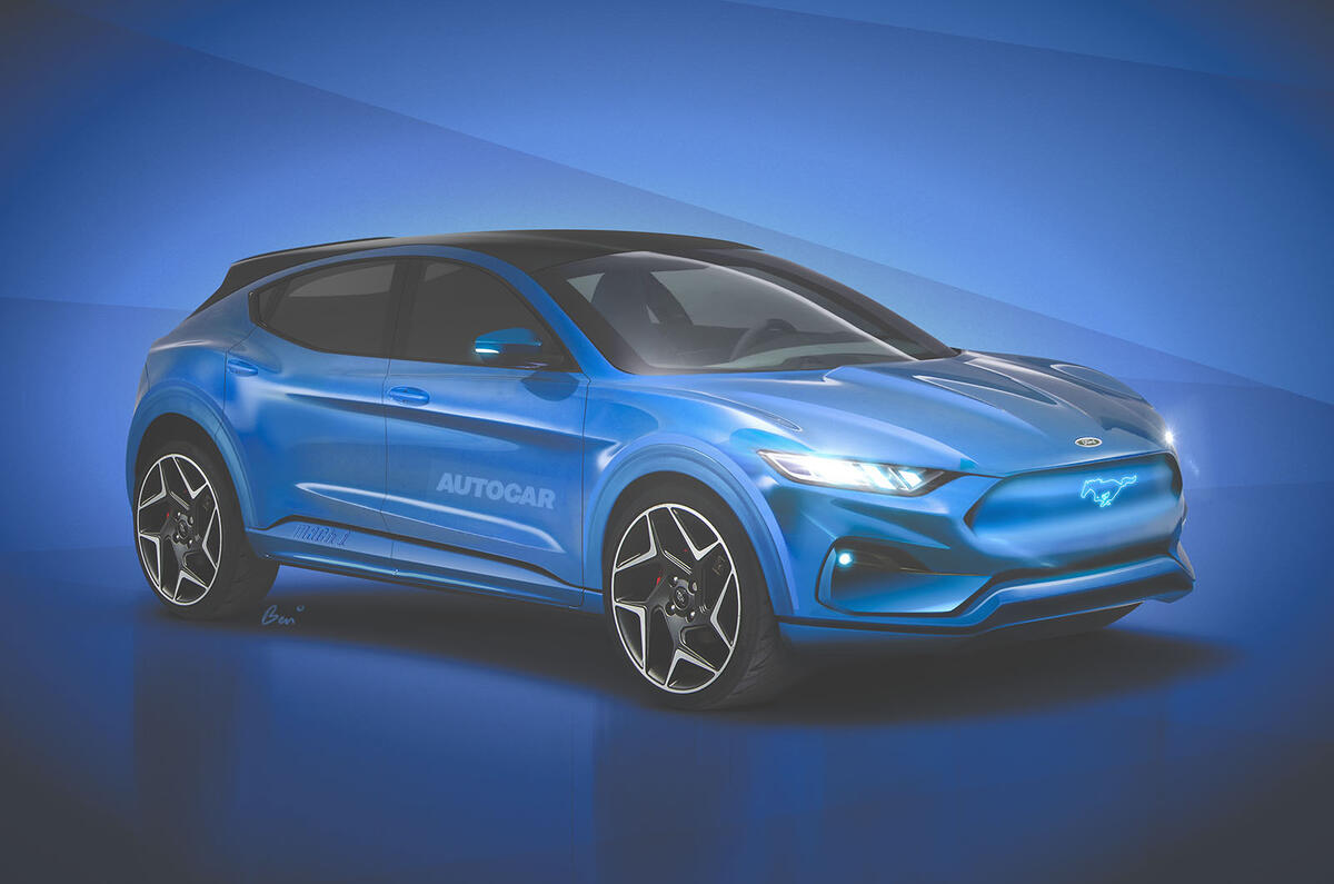 Ford Mustang Mach-E artist impression
