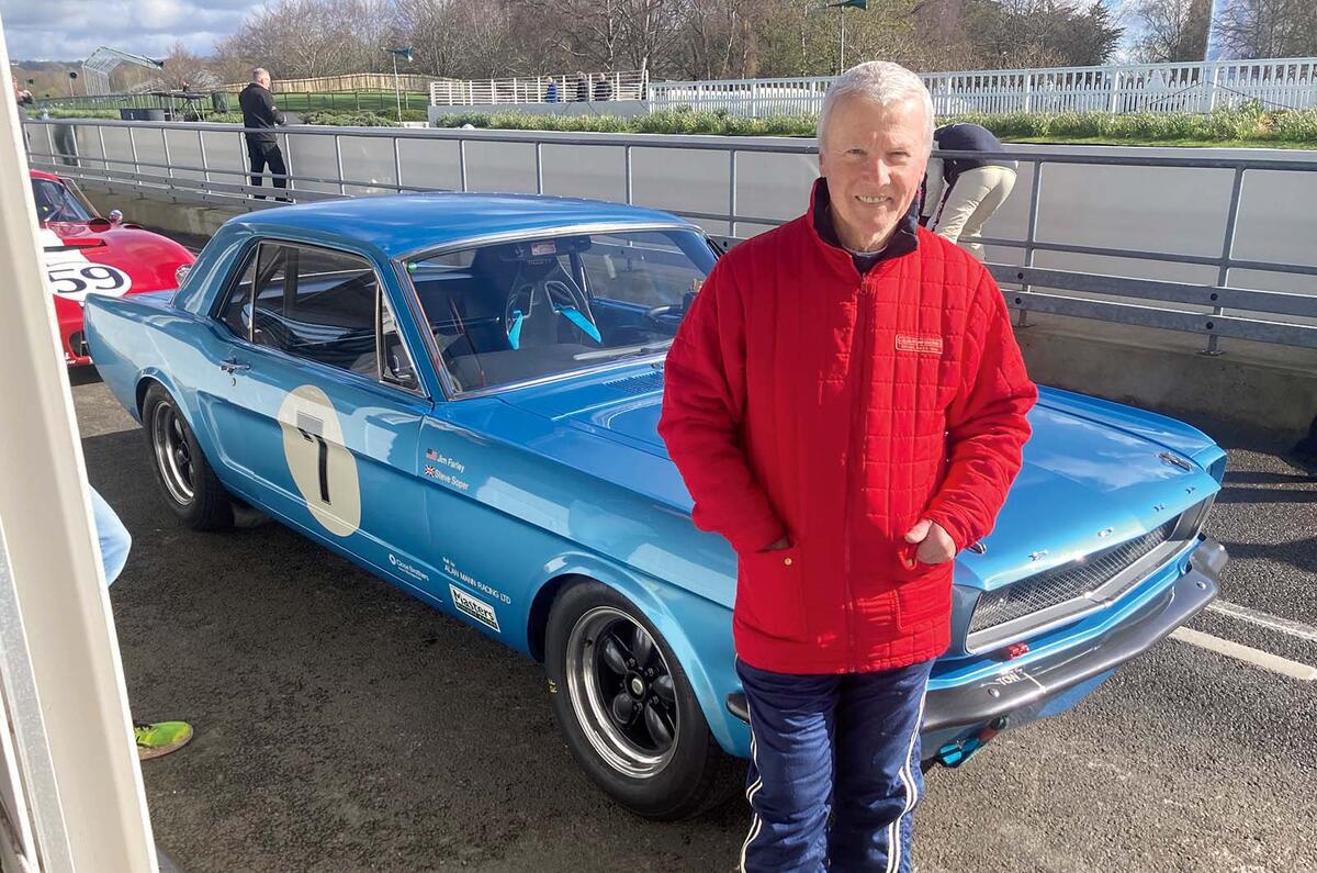 Ford Mustang Goodwood motor circuit