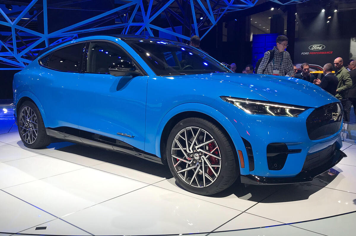 Ford Mustang Mach-E at LA motor show - front