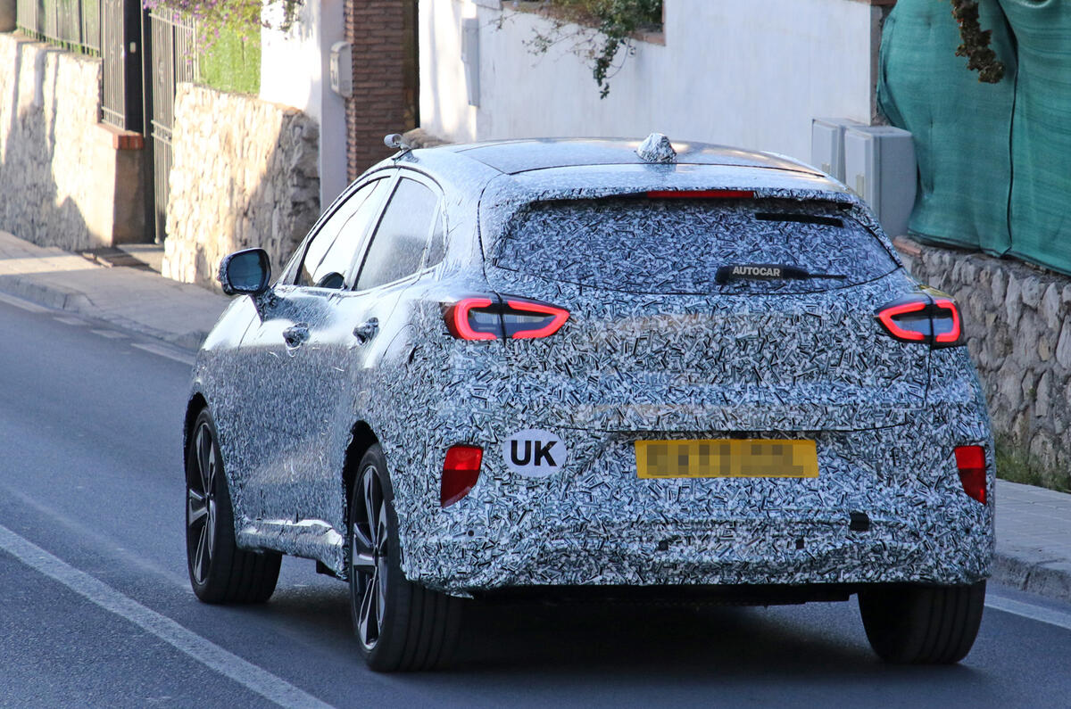 Ford Puma rear  Ford Puma rear