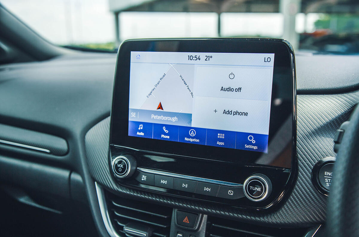 Ford Puma screen Ford Puma screen