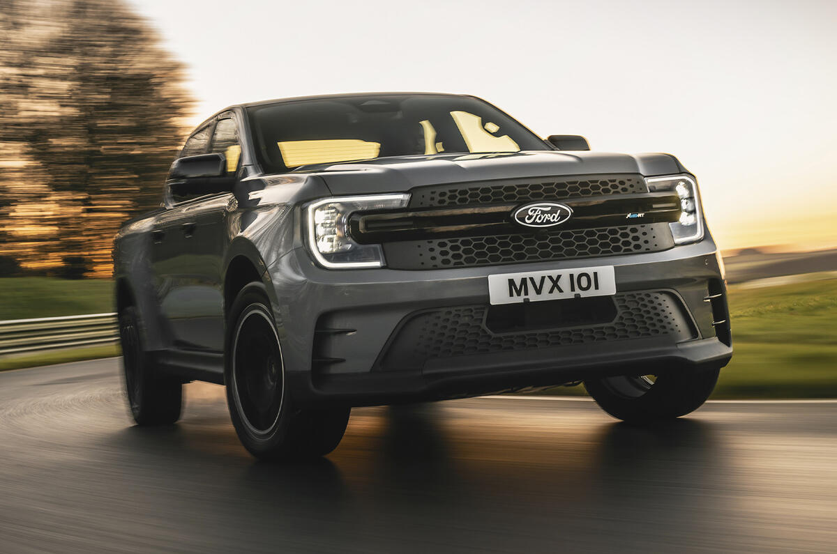 Ford Ranger MSRT cornering Ford Ranger MSRT cornering
