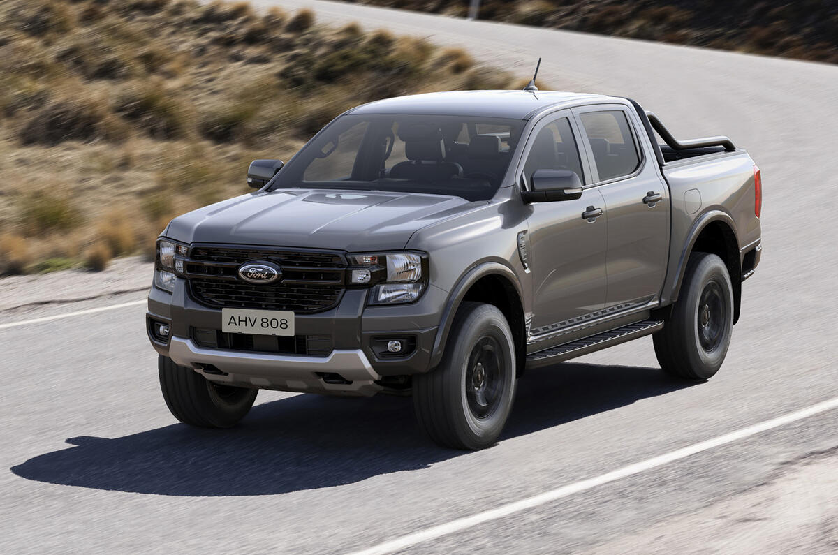 Ford Ranger Tremor front dynamic Ford Ranger Tremor front dynamic