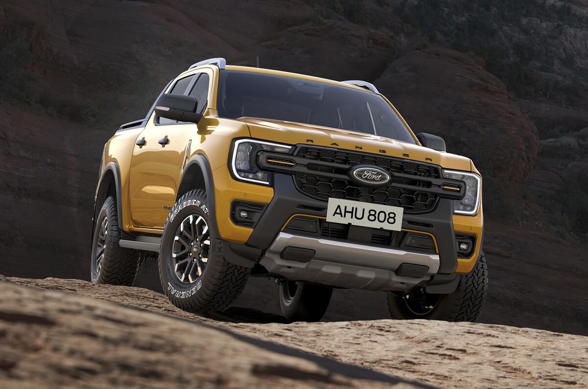 Ford Ranger WT X climbing Ford Ranger WT X climbing