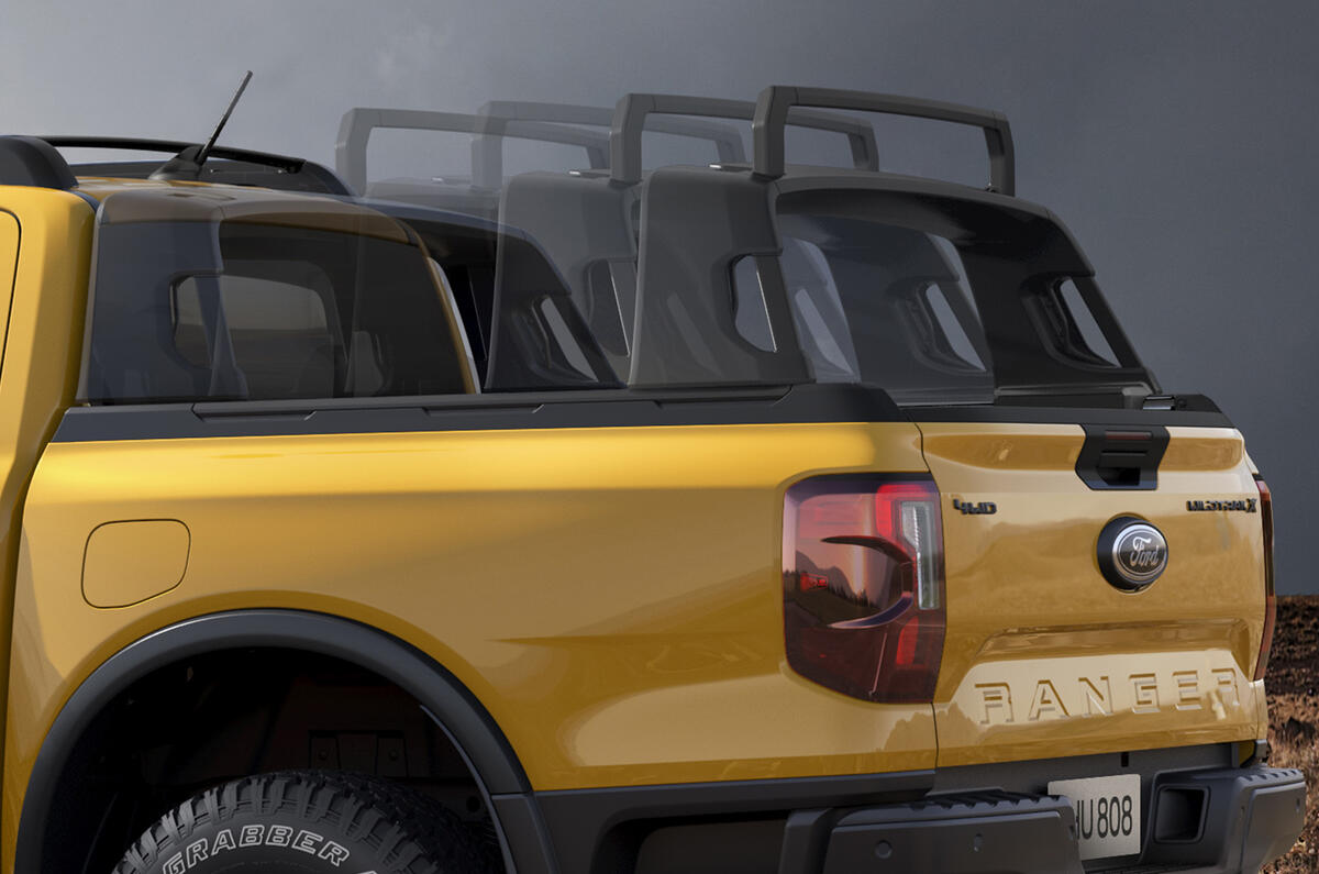Ford Ranger WT X rear load bay Ford Ranger WT X rear load bay