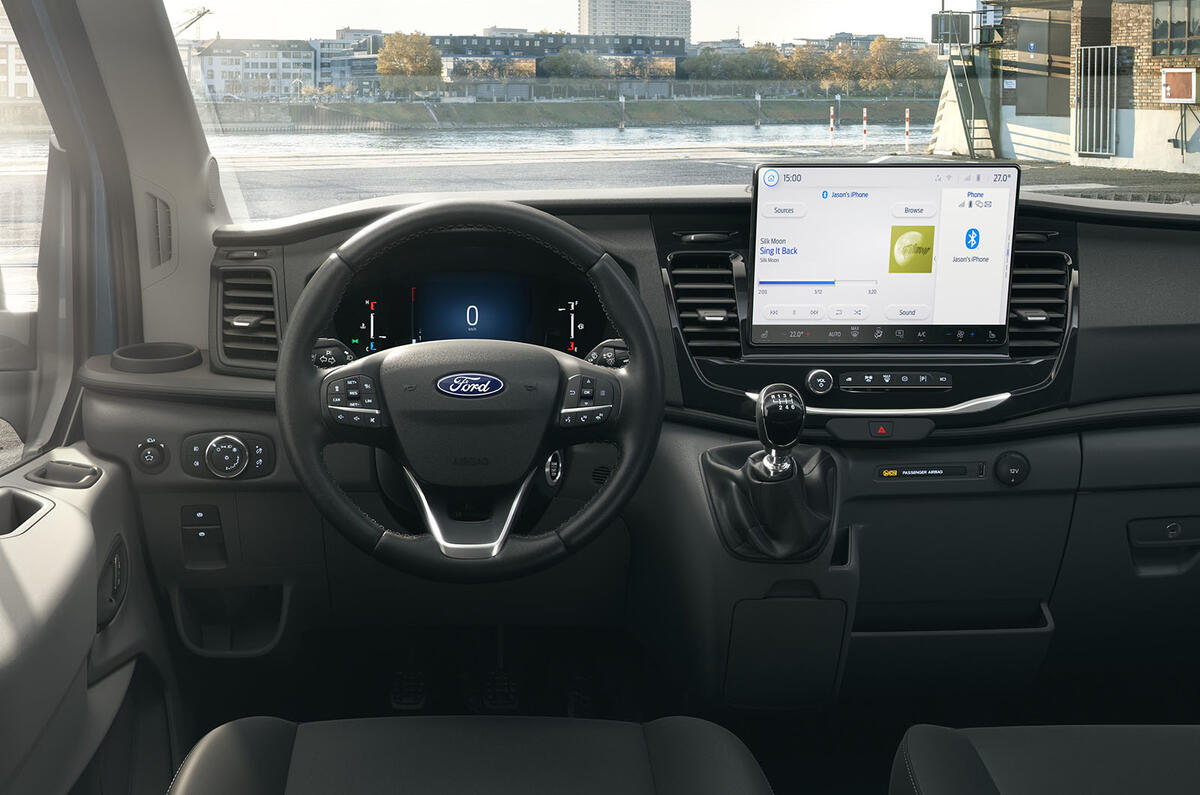 Ford Transit interior Ford Transit interior