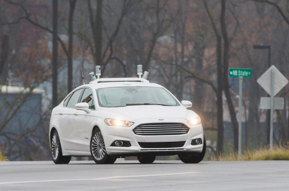 Ford autonomous testing