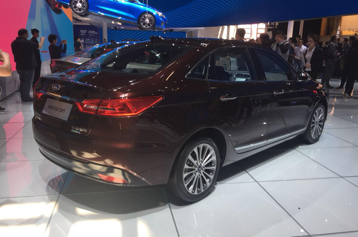 The new China-only Ford Escort
