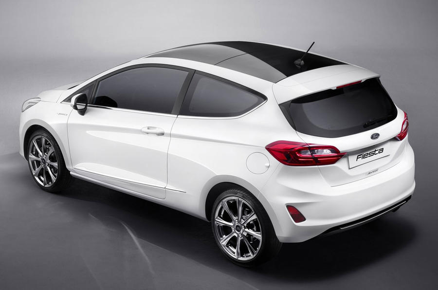 A look from the back of the 2017 Ford Fiesta. Image Source: Auto Car