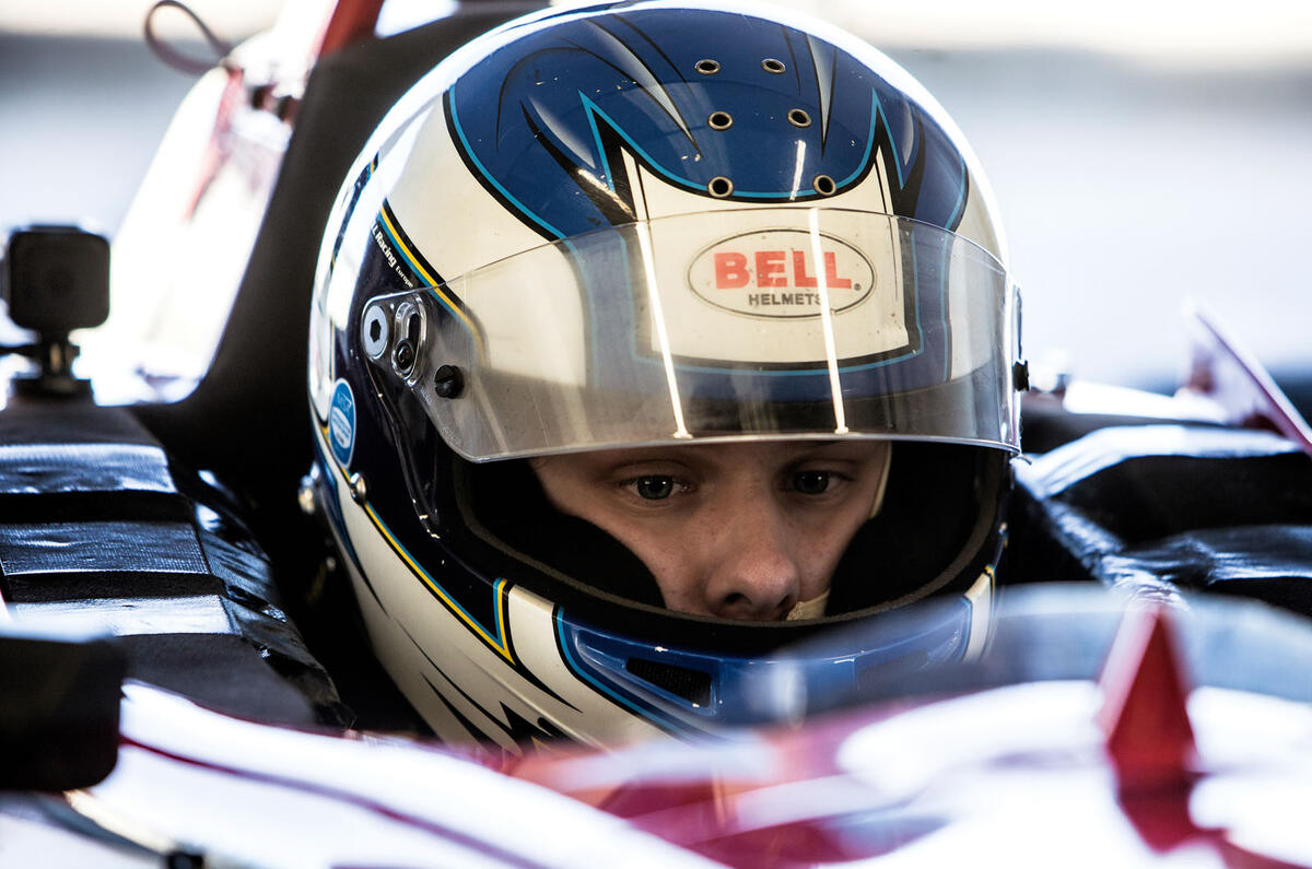 Driving a Formula 3 car at Silverstone