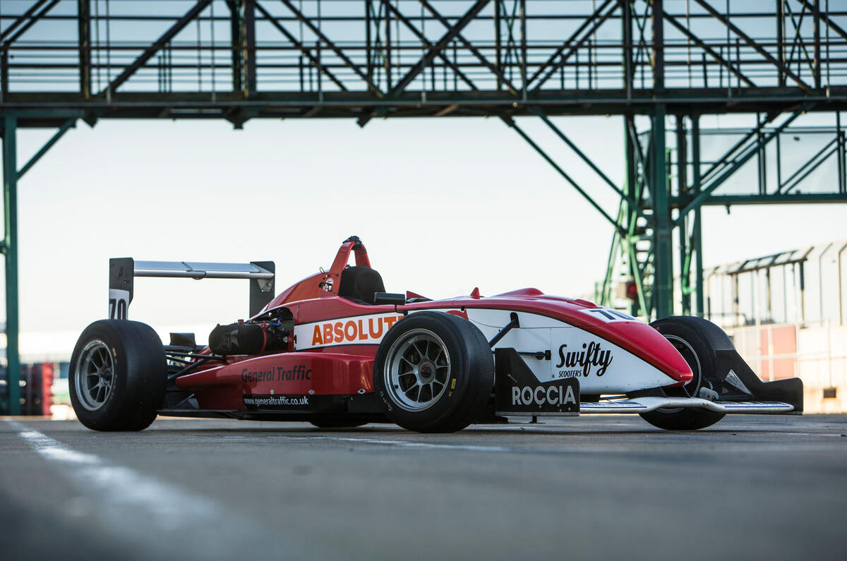 Driving a Formula 3 car at Silverstone