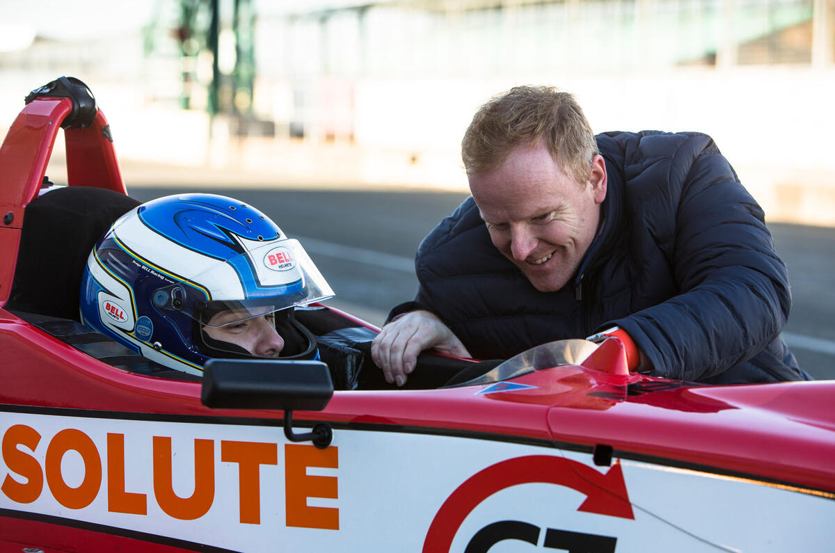 Driving a Formula 3 car at Silverstone