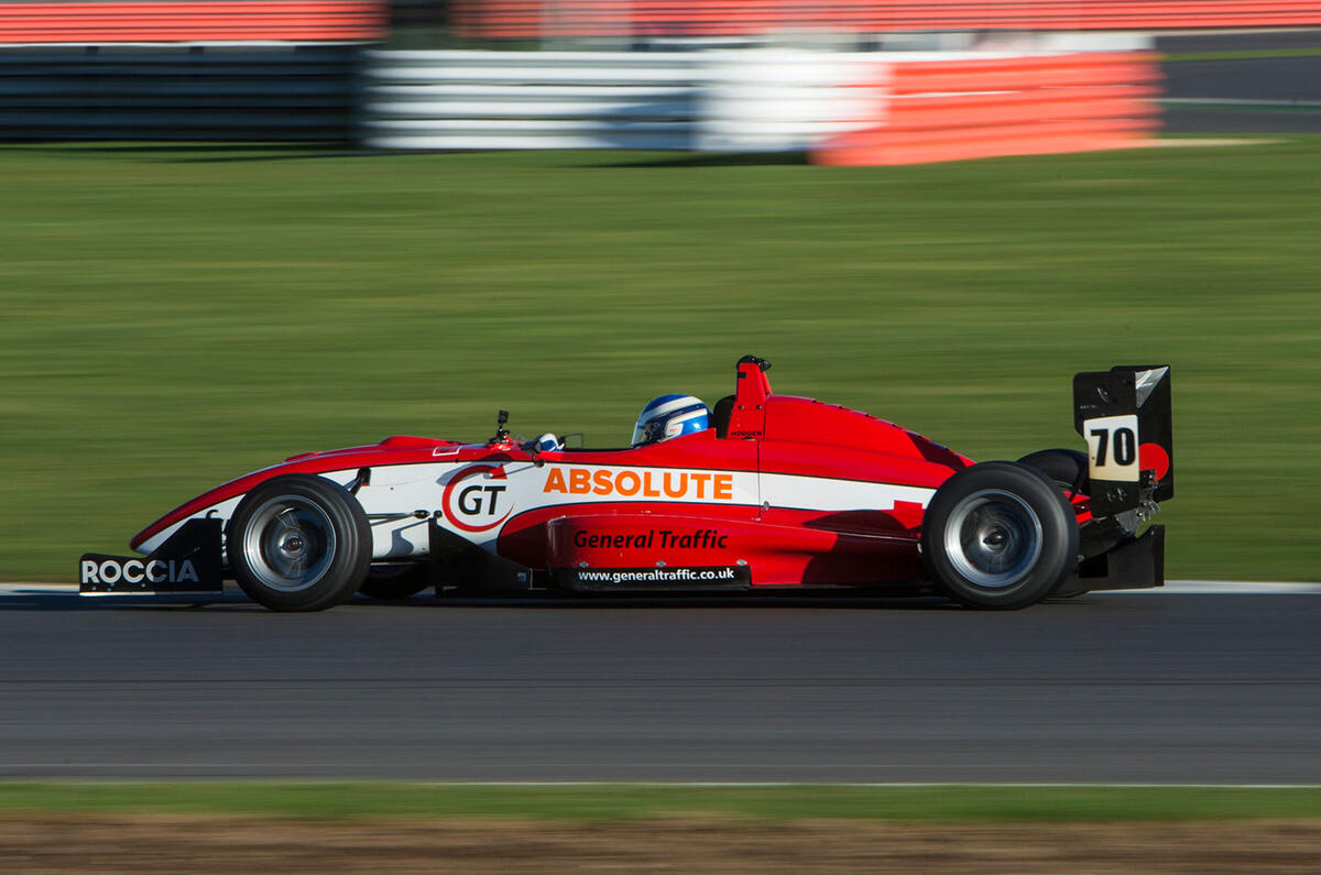 Driving a Formula 3 car at Silverstone