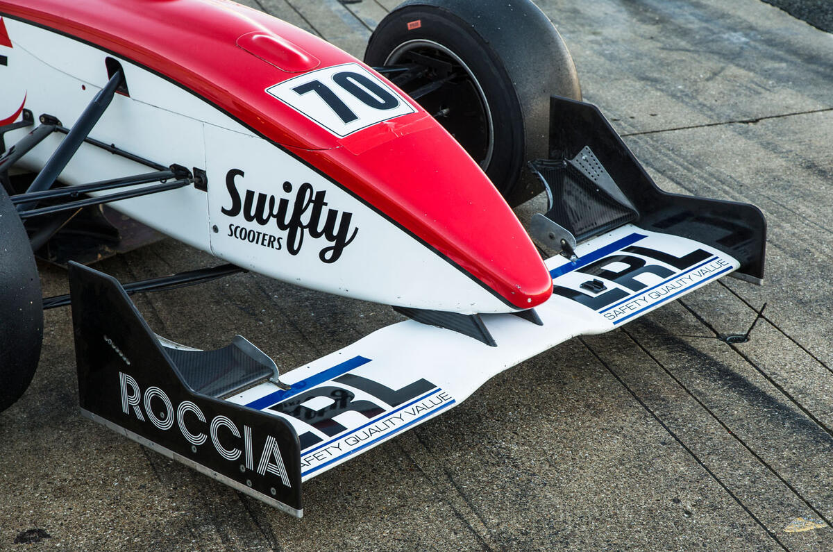 Driving a Formula 3 car at Silverstone