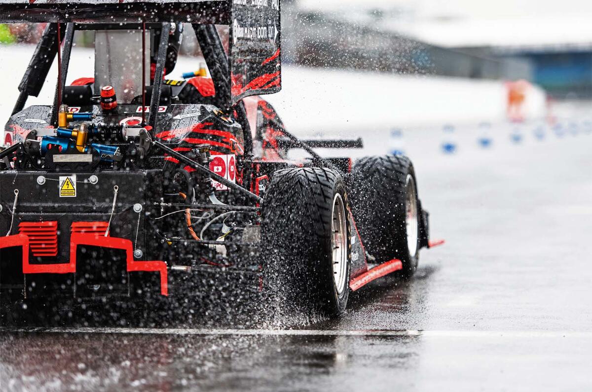 Formula Student racing car rain Formula Student racing car rain