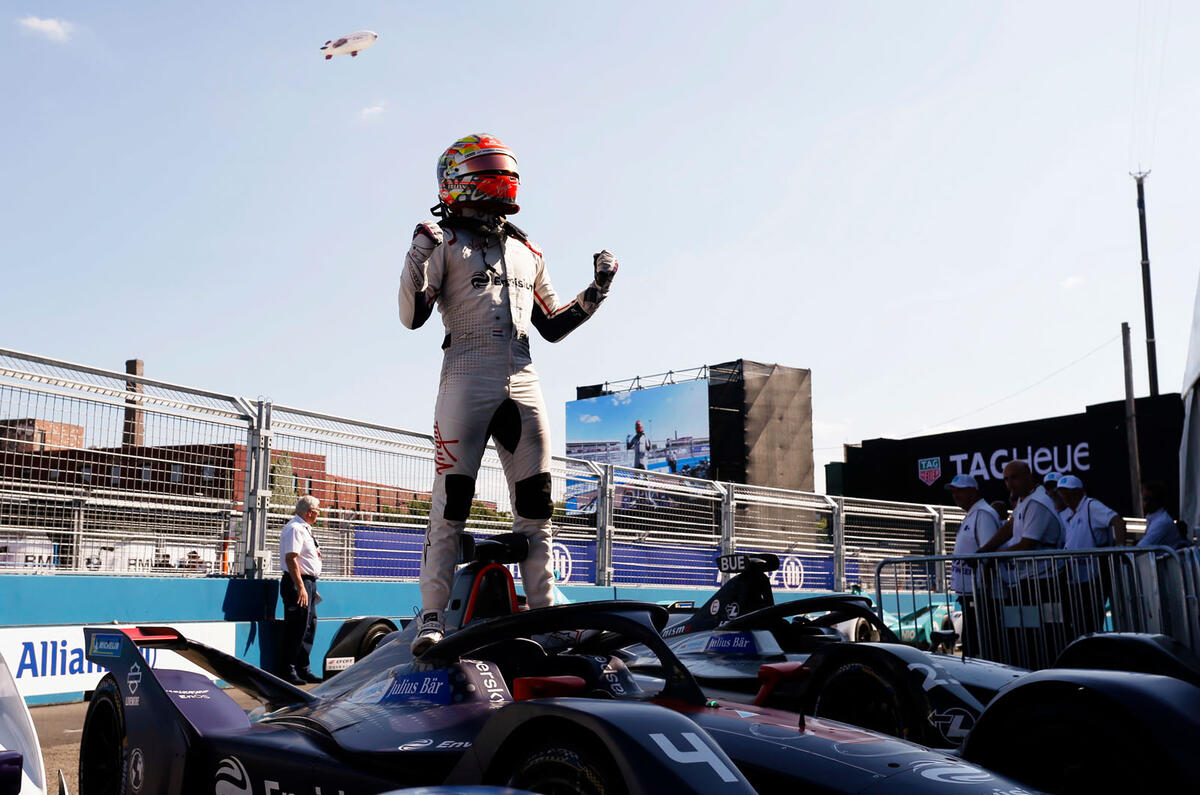 Formula E 2019 season decider in New York - celebrating