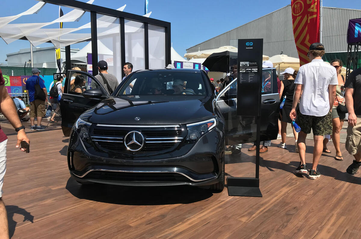 Formula E 2019 season decider in New York - Mercedes EQC
