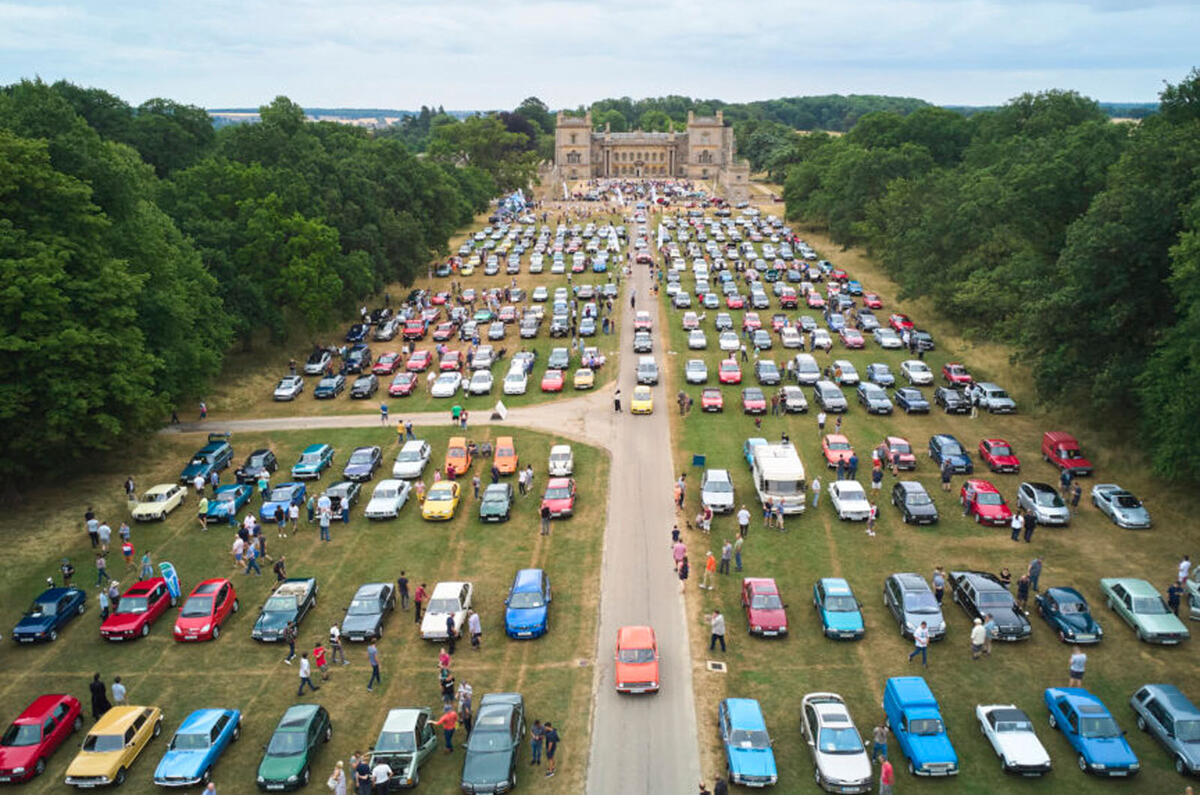FOTU 2022 Grimsthorpe Castle aerial shot