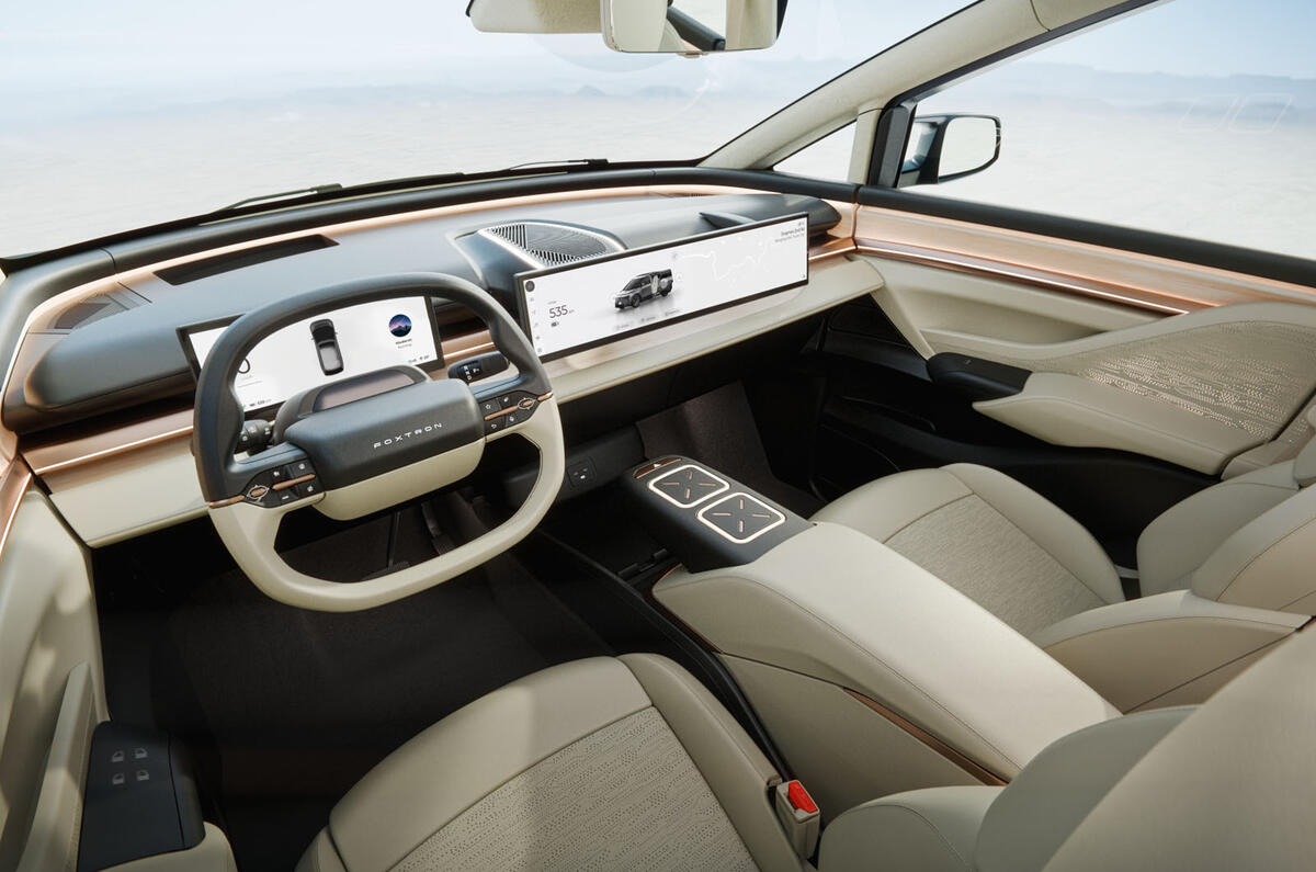 Foxtron Model D dashboard