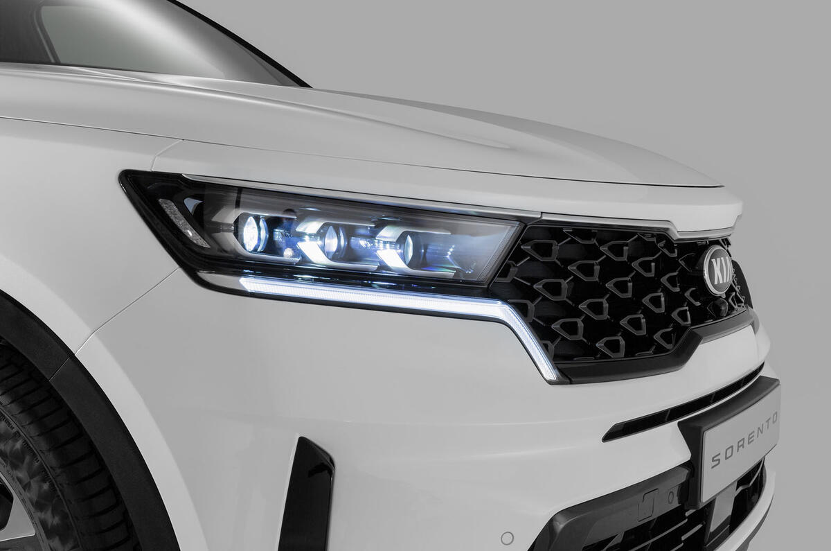 2020 Kia Sorento unveiling - front grille 2020 Kia Sorento unveiling - front grille