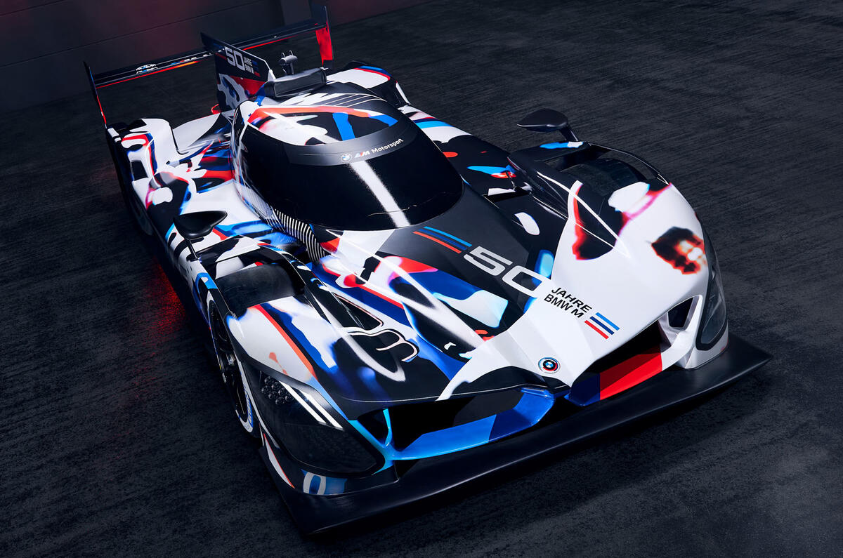 Front Right BMW M Hybrid V8 LMDh racer  Front Right BMW M Hybrid V8 LMDh racer