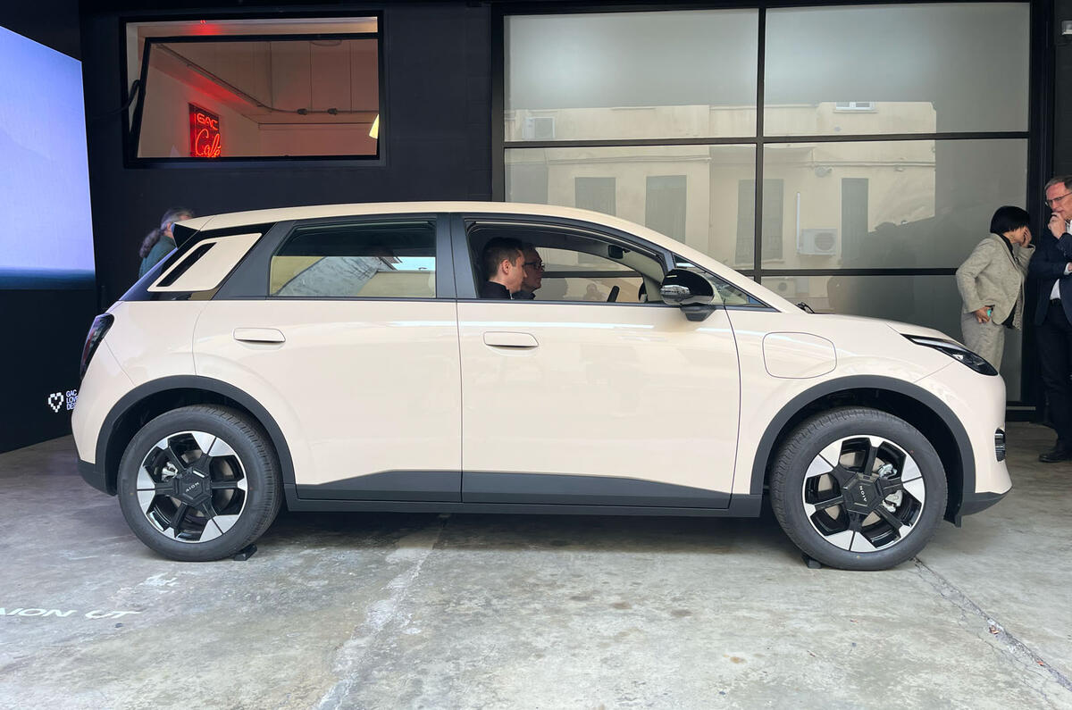 GAC Aion UT Milan Design Week side GAC Aion UT Milan Design Week side