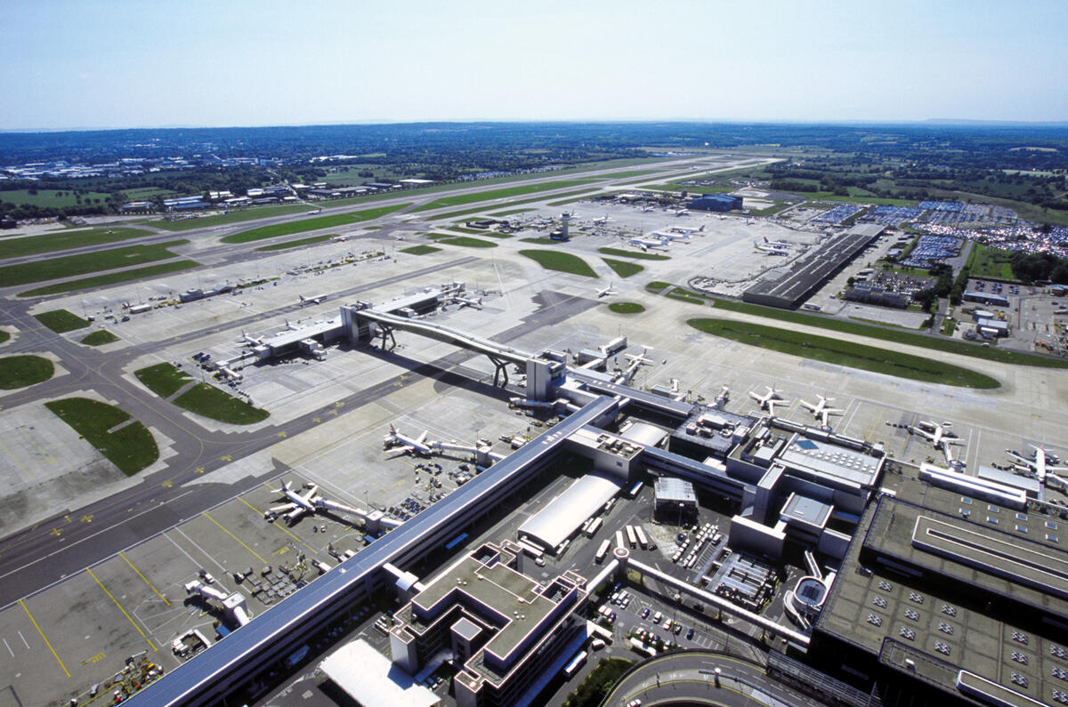 gatwick airport aerial image showing north terminal airfield gatwick airport aerial image showing north terminal airfield