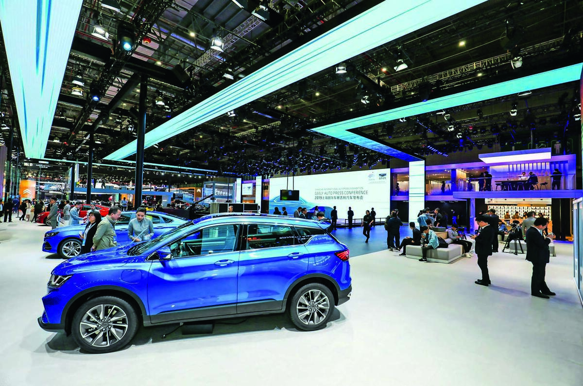 Geely stand at Shanghai