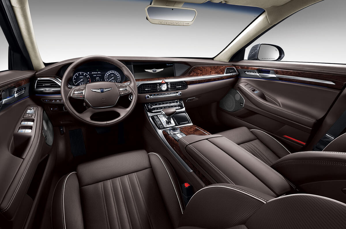 Hyundai Genesis G90 interior